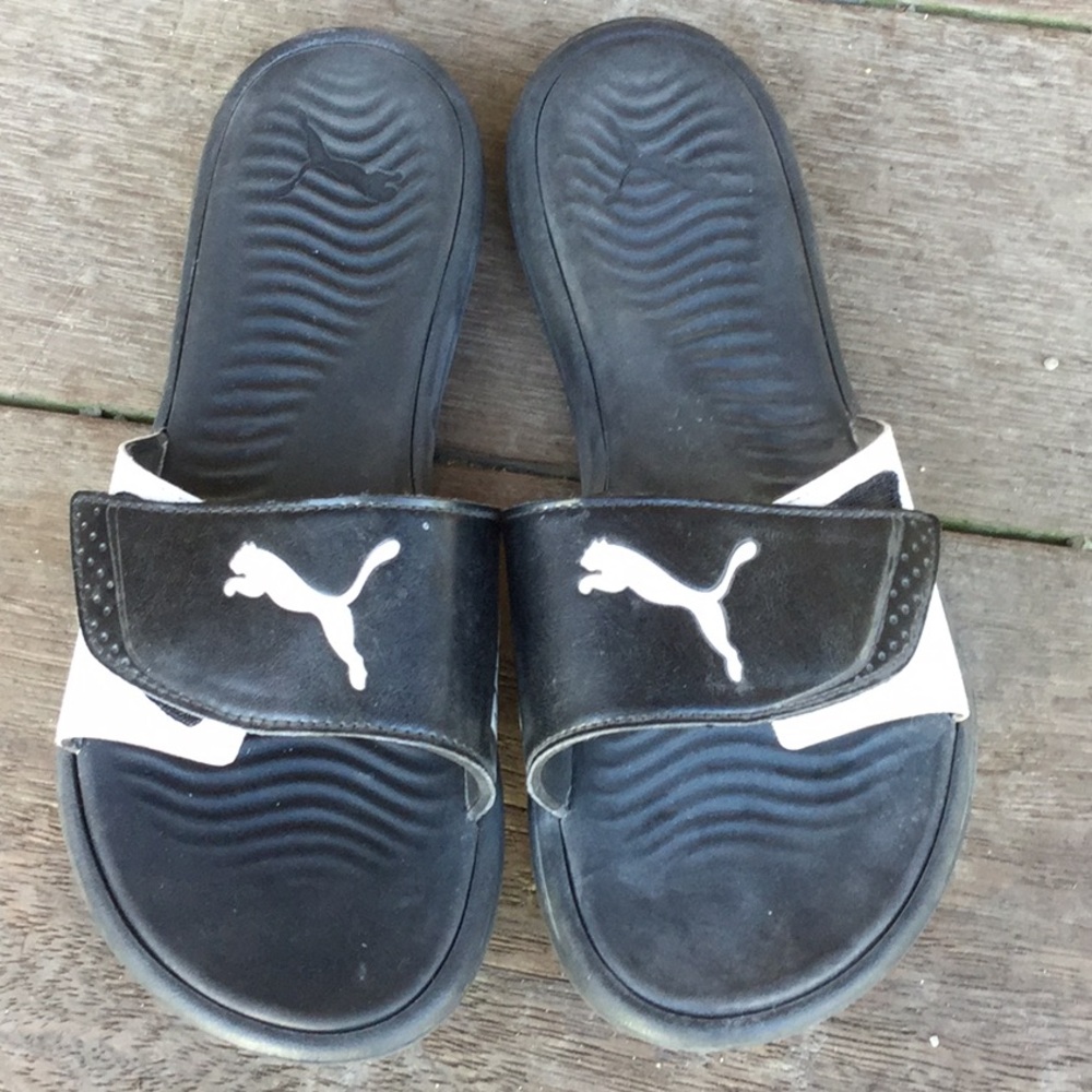 Puma slip on slides road trip sports cowgirl chore beach travel lodge cabin